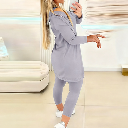 💜 LAATSTE DAG VAN DE ACTIE – 49% KORTING 💜Casual en stijlvolle 3-delige set voor dames