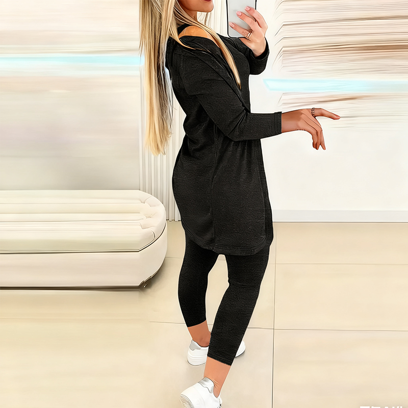 💜 LAATSTE DAG VAN DE ACTIE – 49% KORTING 💜Casual en stijlvolle 3-delige set voor dames